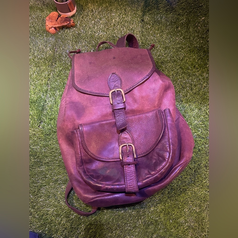 Genuine Leather Backpack